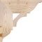 Ekena Millwork Westlake Traditional Smooth Bracket, Douglas Fir, 5 1/2"W x 18"D x 18"H BKT06X18X18WTL01SDF - alternate 4